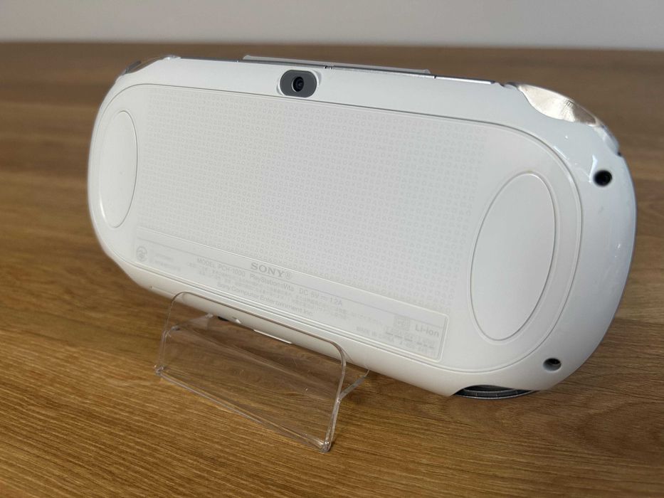 PS Vita OLED Crystal White modată — 128GB, ecran superb | Japonia