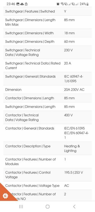 Contactor Eaton CR 2020230V ac