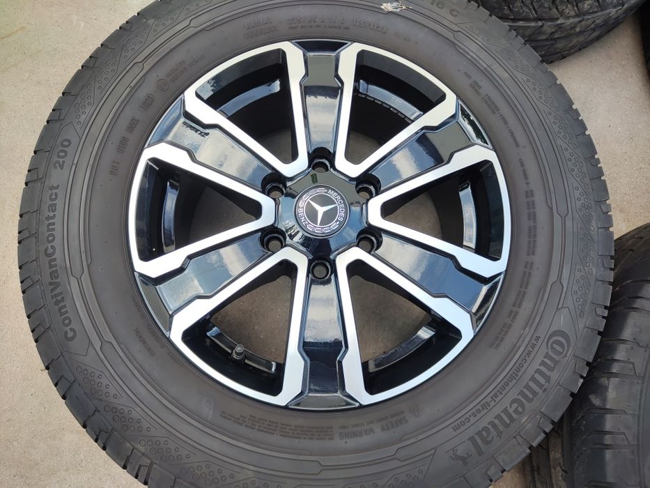 16 5x130 Mercedes Sprinter Vw Crafter лети джанти 6х130 спринтер крафтер 235 /65/16 Continental летни