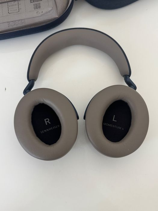 Безжични слушалки Sennheiser - Momentum 4 Wireless, ANC, сини