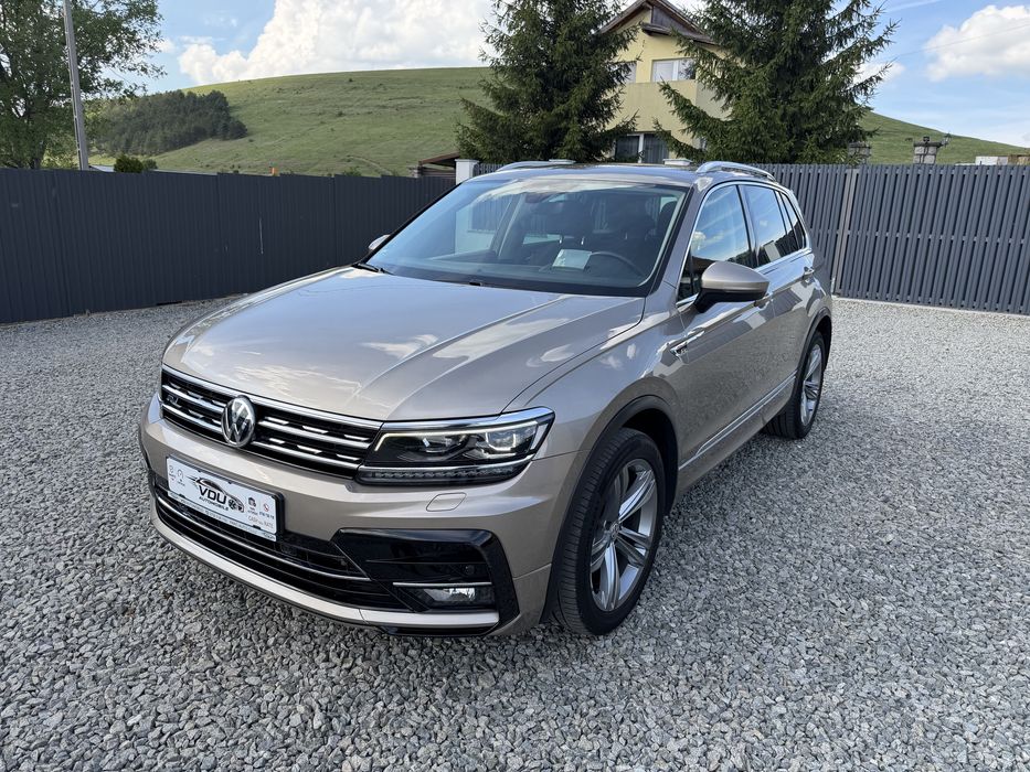 • Vw Tiguan R-Line • 4x4 • An 2018 • 2.0 TDI • 190 CP • DSG • Euro 6 •