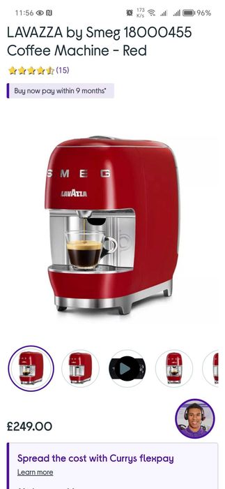 Кафемашина SMEG с капсули