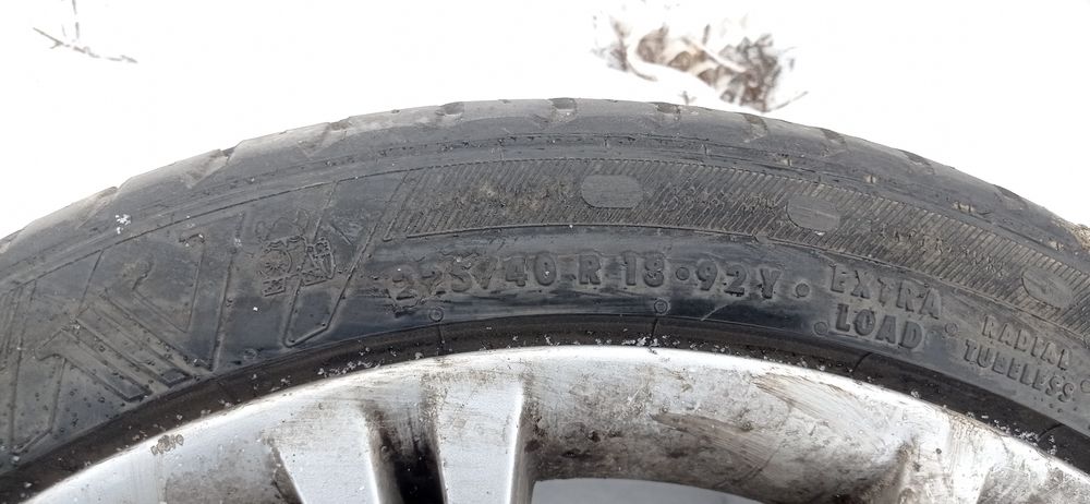 Jante BMW Style 135, anvelope pe spate noi