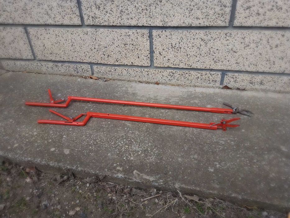 Удължена лозарска ножица и щипка