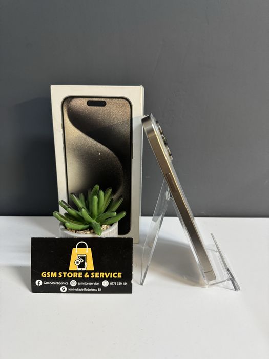 Iphone 15 Pro Max Natural Titanium 256Gb Garantie Gsm Store&Service