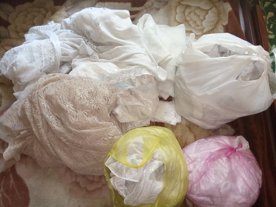 Тюль разных размеров