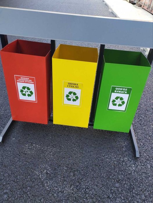 Мусорный урна 3х   2 х    уличнй урни