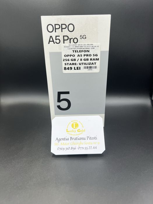 Telefon OPPO A5 PRO 256GB / 8GB RAM cod produs 20546