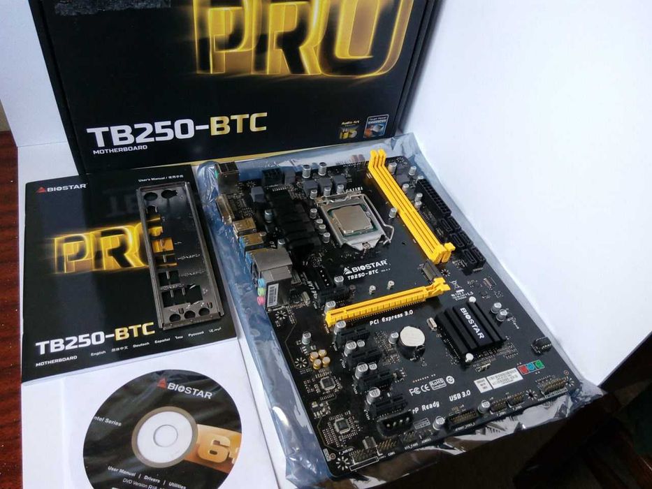 Материнский плата Biostar TB250 BTC Pro