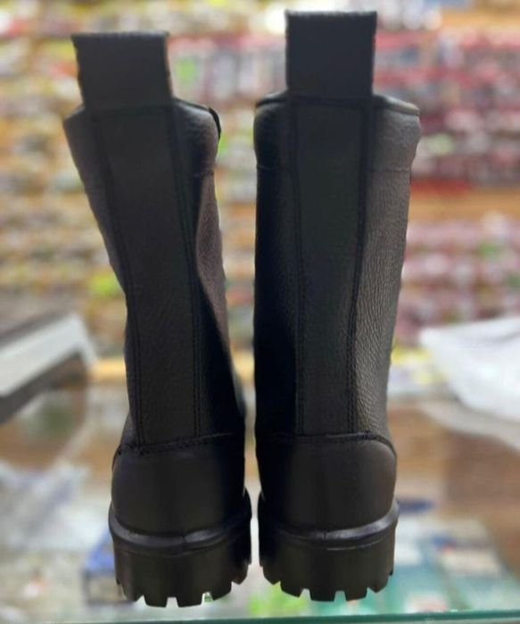 Берцы летние натуралка кожа