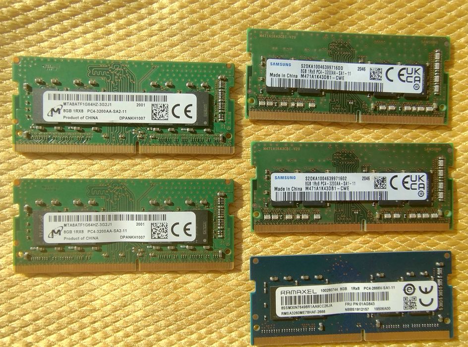RAM PC4, 8/16 GB за лаптоп