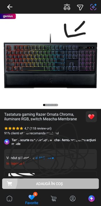 Tastatura gaming