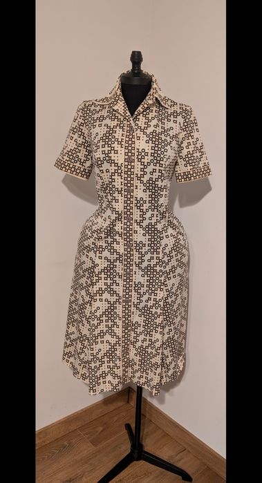 Rochie elegantă cu imprimeu geometric,Mărimea 40-42