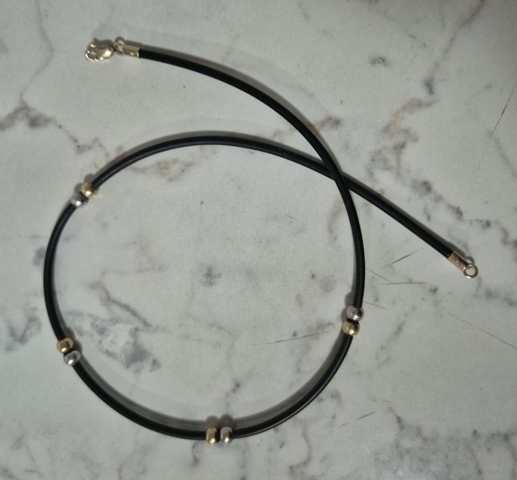 Vand colier aur + silicon! Super stare!