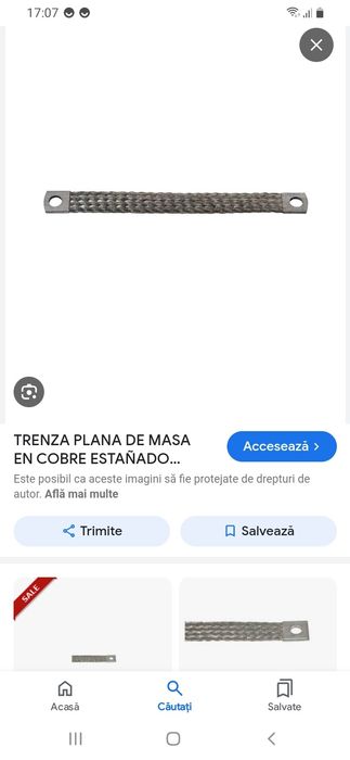 Vînd trenză plană de masă