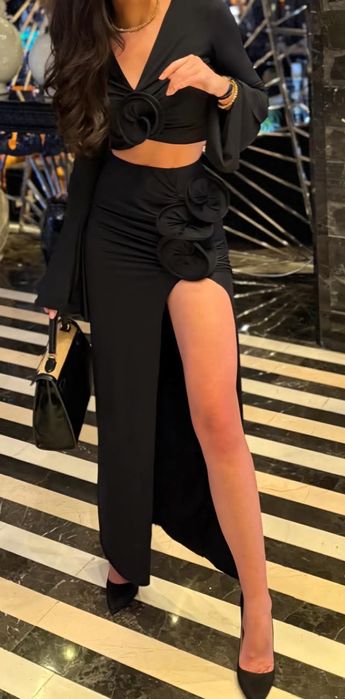 Впечатляващ вечерен сет в черно