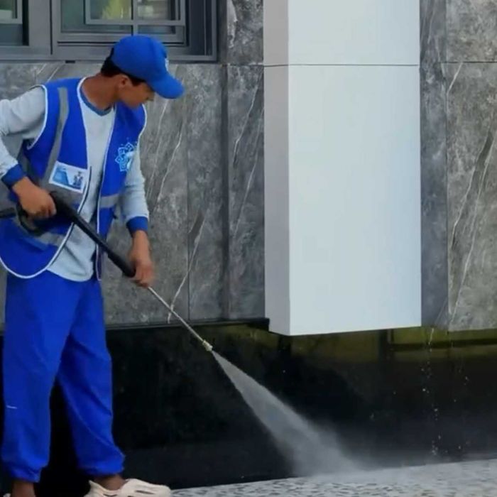 Bruschatka va kafel tozalash | Чистка брусчатки и плитки | Ташкент