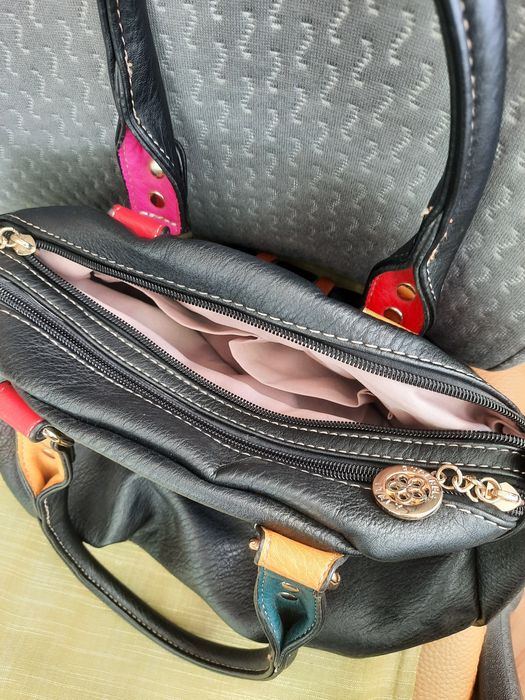 Италианска   цветна чанта  superbia нова