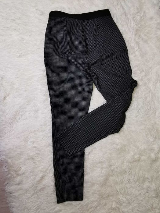 Pantaloni eleganti office negri buline albe marimea 34 Reserved