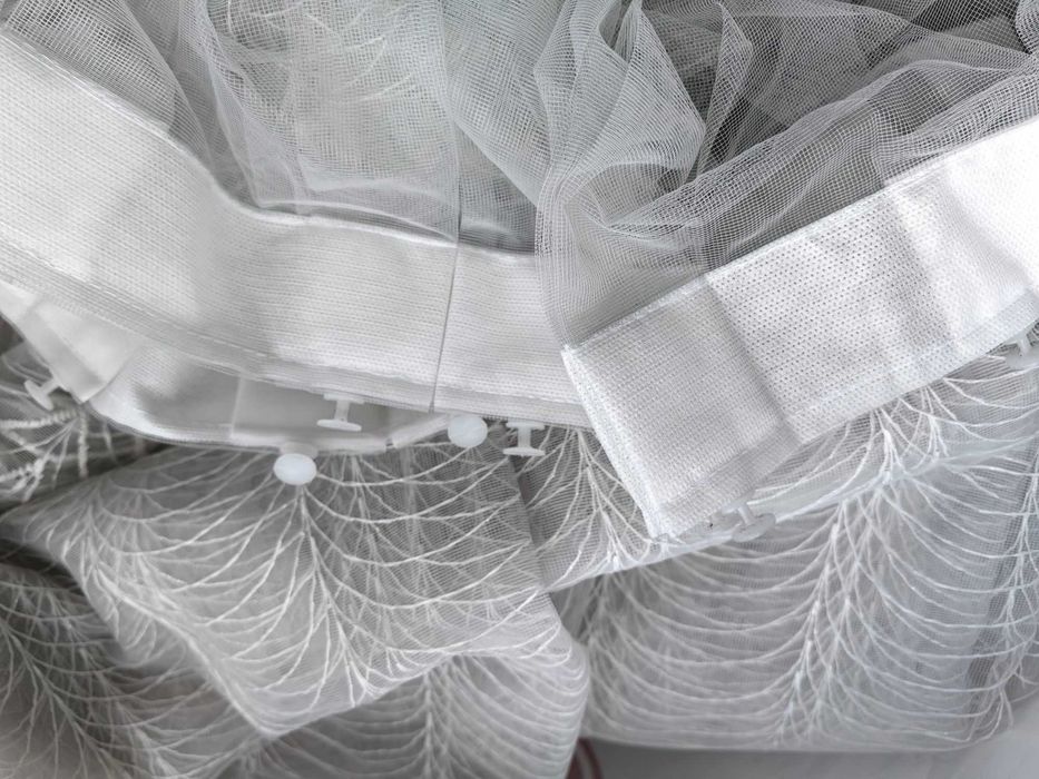 Завеси от тюл с бродерия