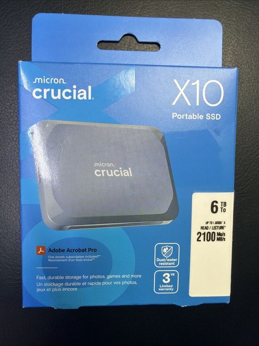 SSD Corsair ex 100 1TB/ micron crucial 6tb