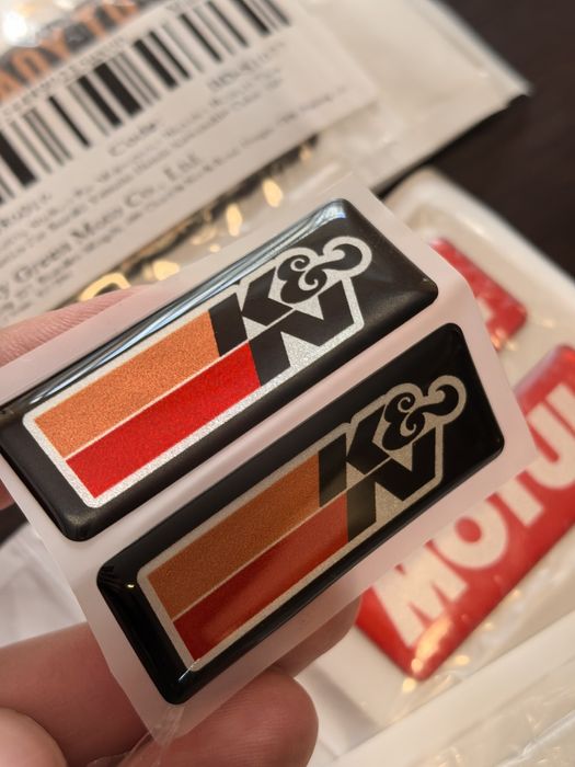 Авто-мото стикери, лепенки за каска, Скутер, Тротинетка K&N BREMBO AGV