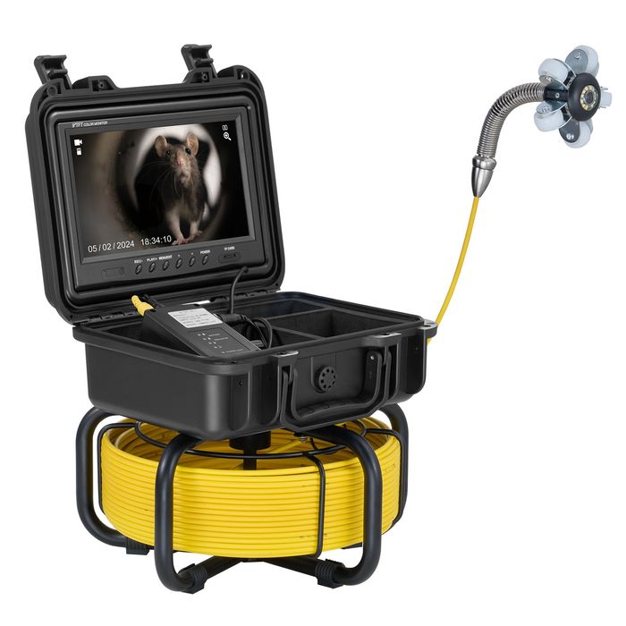 Camera Inspectie Canalizare 30m Ecran HD 1080P IP68