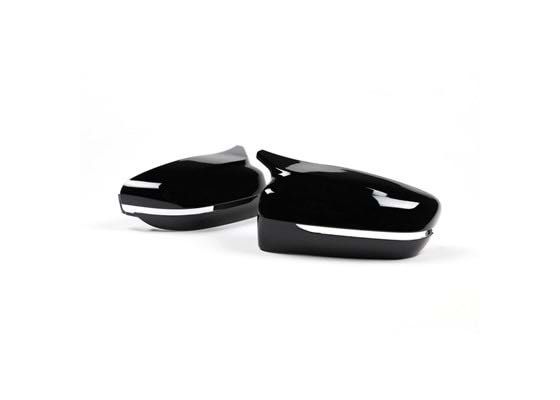 Capace oglinzi Batman Style compatibile cu BMW seria 5 G30 G31 G11 G12 G14 G15 G16 2017+ Negru lucios