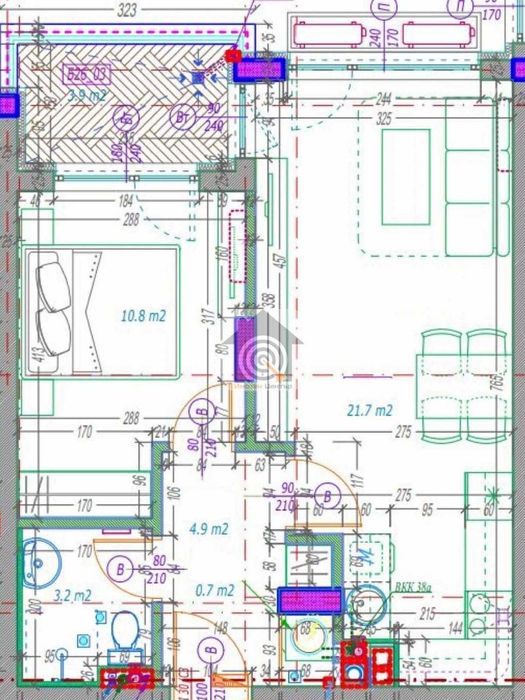 Продава се Двустаен апартамент в София, Малинова долина - 68 кв.м за 1275 €/кв.м - Снимка #1