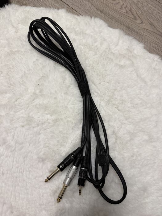 Cablu audio 3m Bespeco 2x jack 6,3 - jack 3 cm
