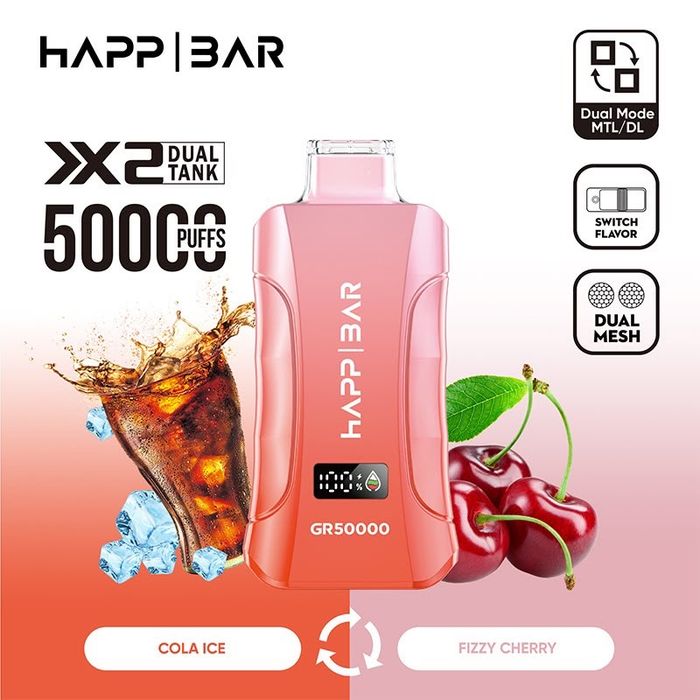 Vape Happ Bar 50k puffs 2 arome interschimbabile