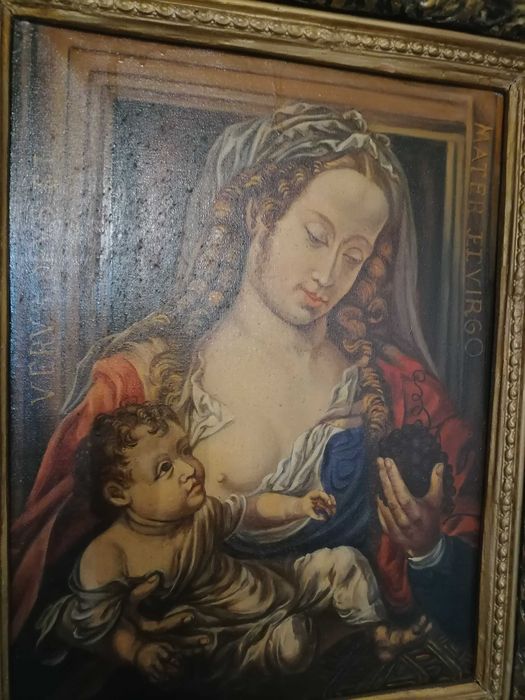 Картина "Мадонна с младенцем"