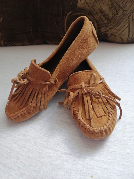 Mocasini piele naturala Zara Colection nr 38