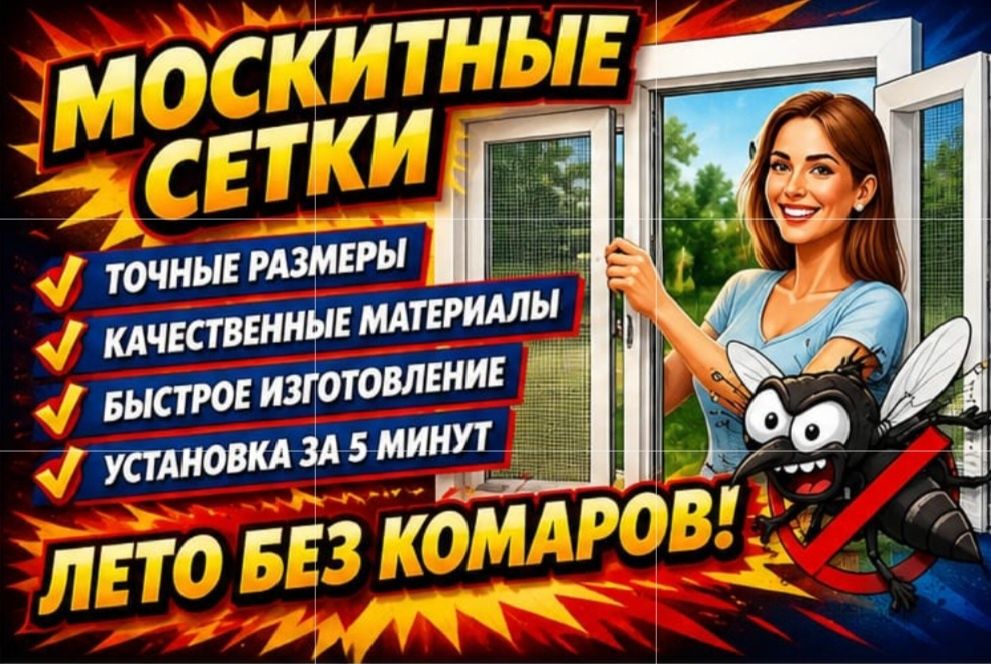 Москитные сетки.