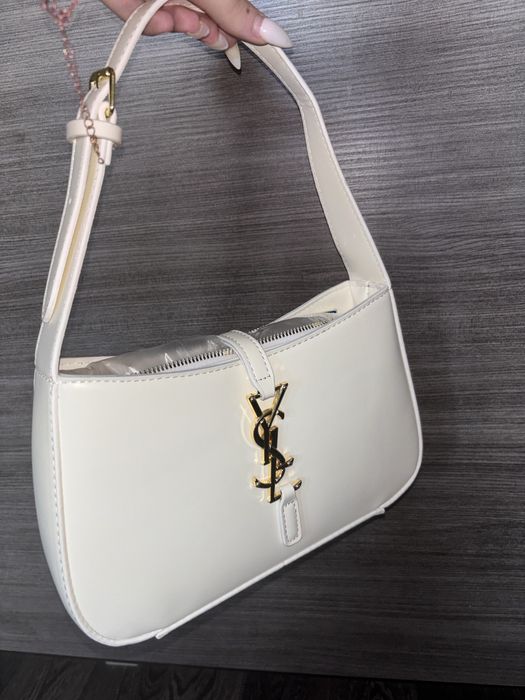 Ysl бяла дамска чанта