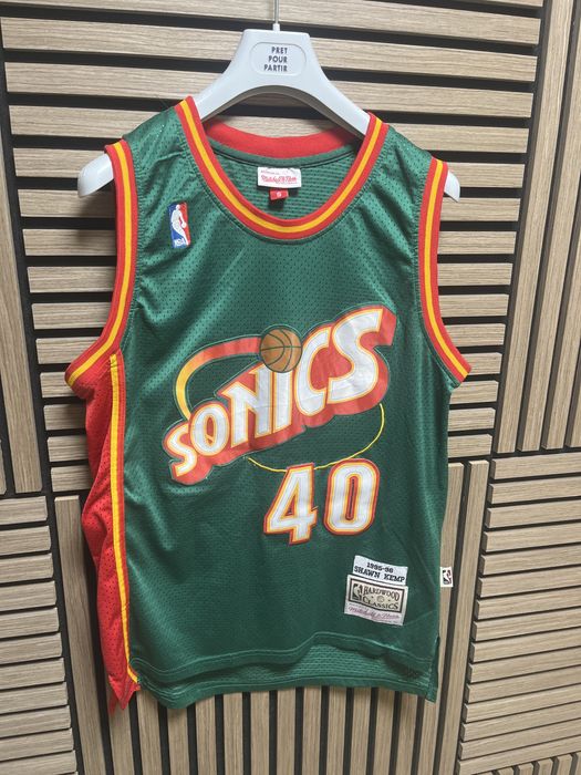 Mithchell&Ness - Seattle Super Sonics - #40 Shawn Kemp S / Оригинал