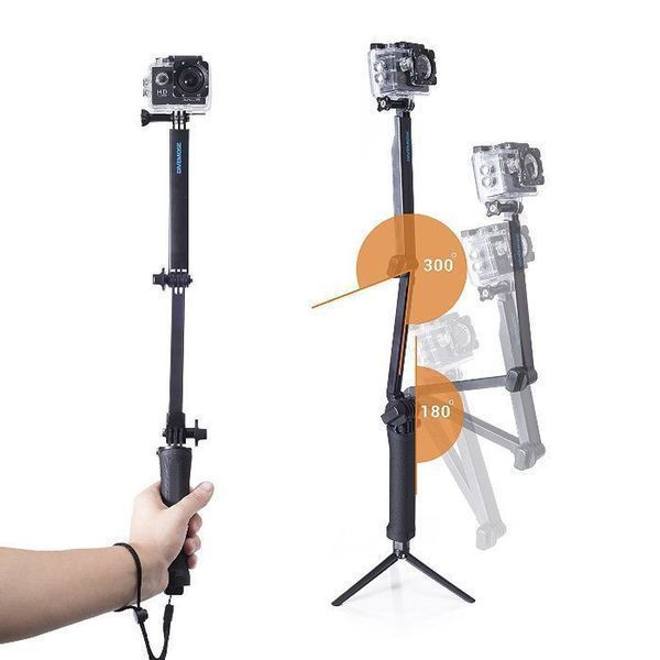 Мултифункционален сгъваем 3 way монопод за GoPro Hero