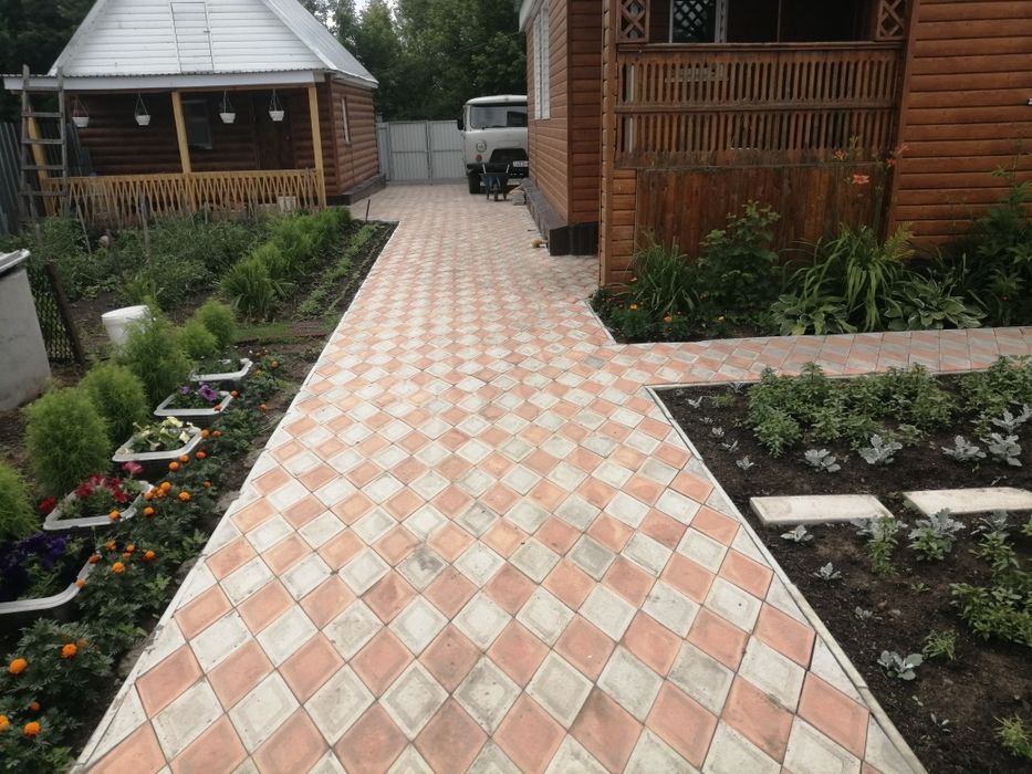 Укладка брусчатки