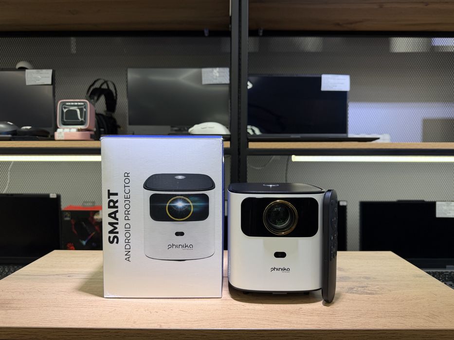 Проектор Phinika Smart Projector, 4K Full HD, Wi-Fi, Bluetooth,1541/A1