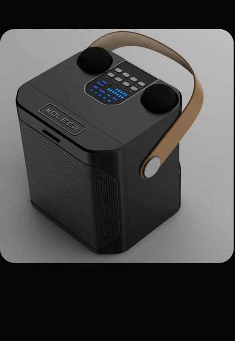 Портативная колонка караоке Koleer S882 черный