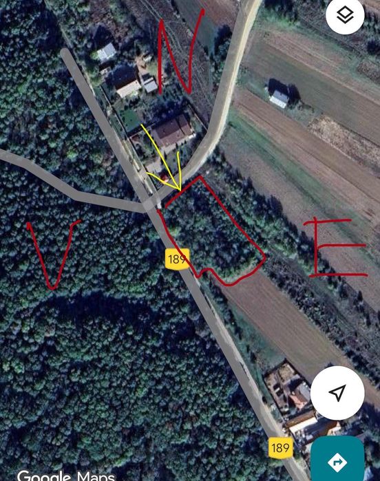 Vand teren intravilan La Pădure  Suseni/Bolintin Vale