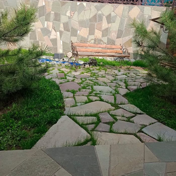 Камень плитняк Зелёный