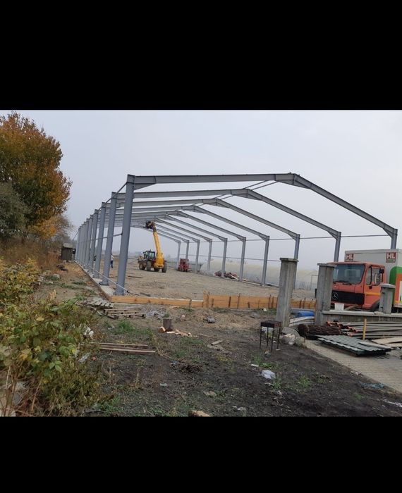 Vand hala metalice din profile metalice 200ipe.13x24x3,=9000euro.