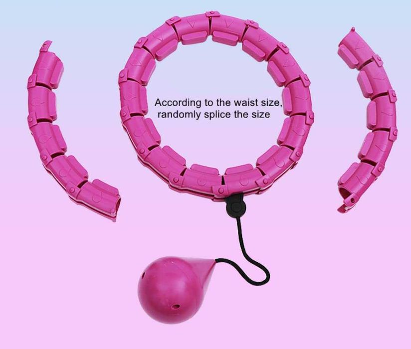 Хула хоп Hula Hoop обръч за тренировки и отслабване, коремен масаж