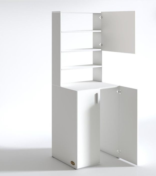 Шкаф за пералня с рафтове и капак (Доставка на всяка страна в България