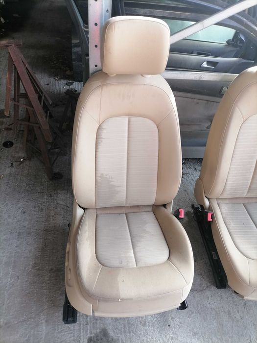 Interior textil crem Audi A6 4G 2012 incalzire memorii reglaj electric