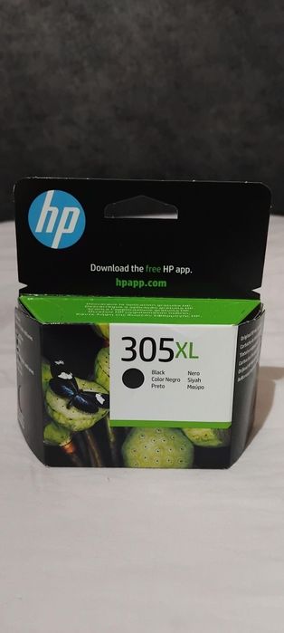 Оригинален патрон НР ЗҮМ62AE, NO305XL, 240 страници/5%, Black  Чисто нов неотварян