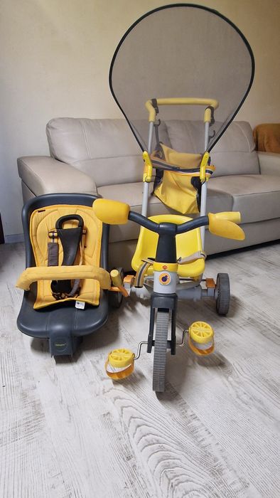 Детска триколка с дръжка за бутане Elolution 3 в 1
Детска триколка с д