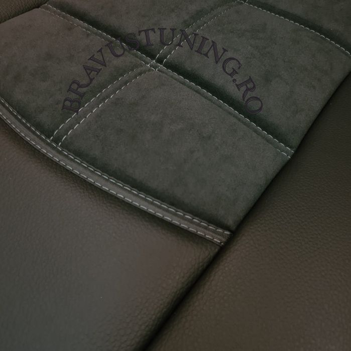 Huse spatar/sezut 2buc/set Material tip Alcantara + Piele ecologica