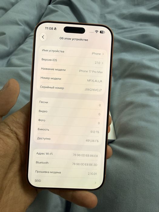 17 pro max 512Gb